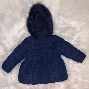 Baby girls blue coat